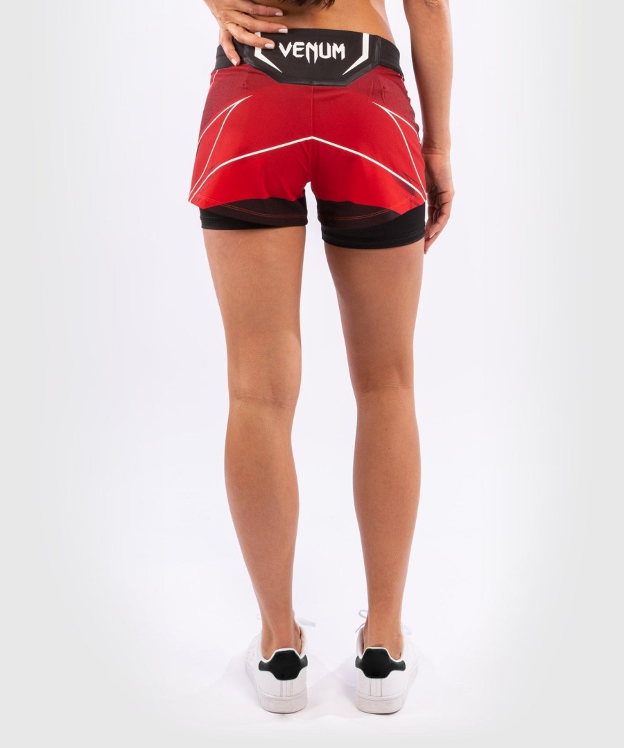 ufc venum authentic fight night women shorts - short fit - red