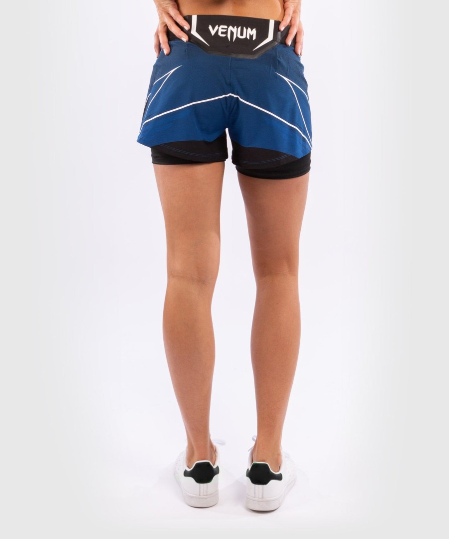 ufc venum authentic fight night women shorts - short fit - blue