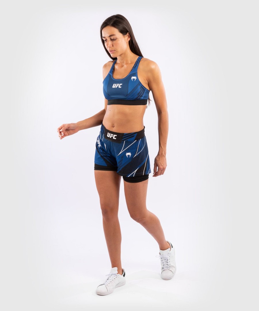 ufc venum authentic fight night women shorts - short fit - blue