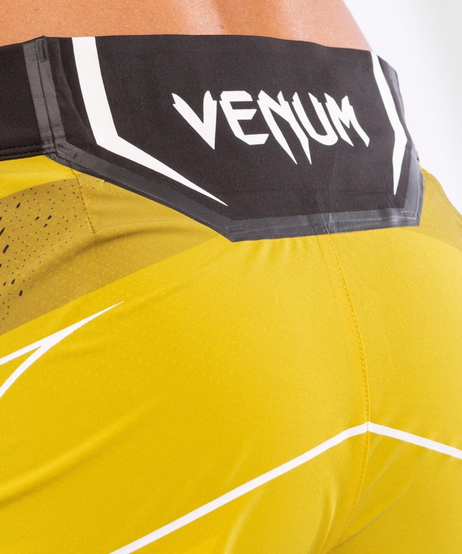 ufc venum authentic fight night women shorts - short fit - yellow
