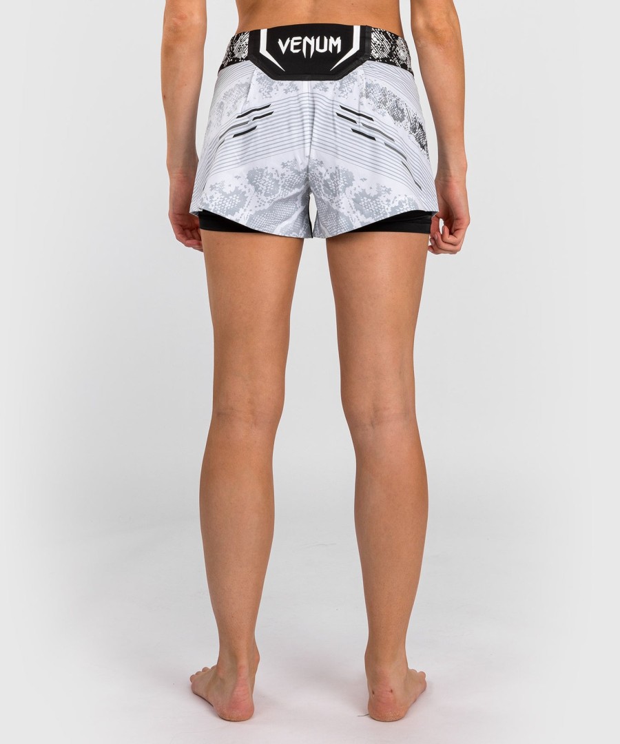 ufc adrenaline by venum personalized authentic fight night women fight short – white