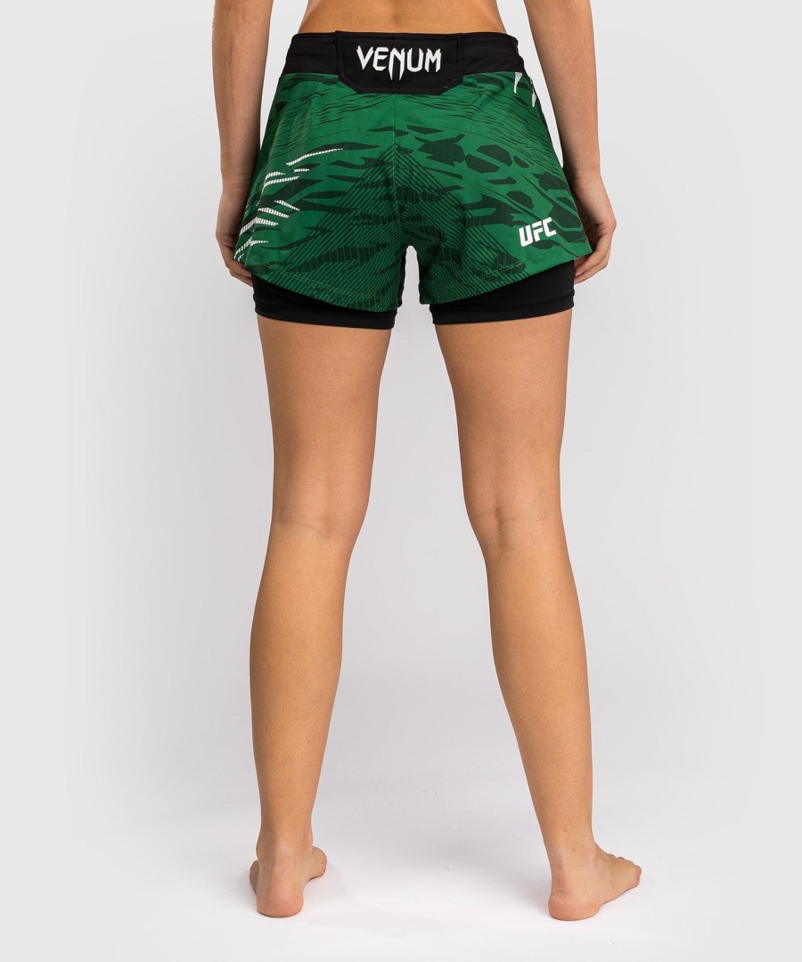 ufc fusion by venum authentic fight night women fight short - green