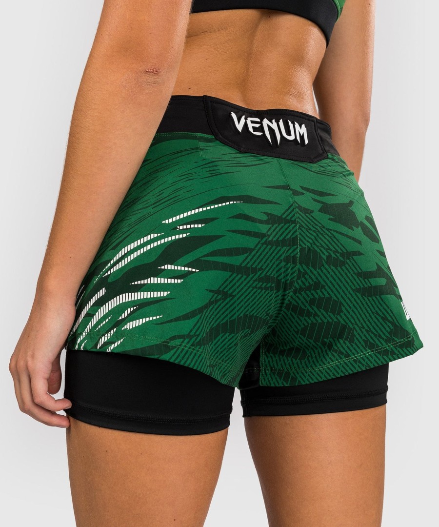 ufc fusion by venum authentic fight night women fight short - green