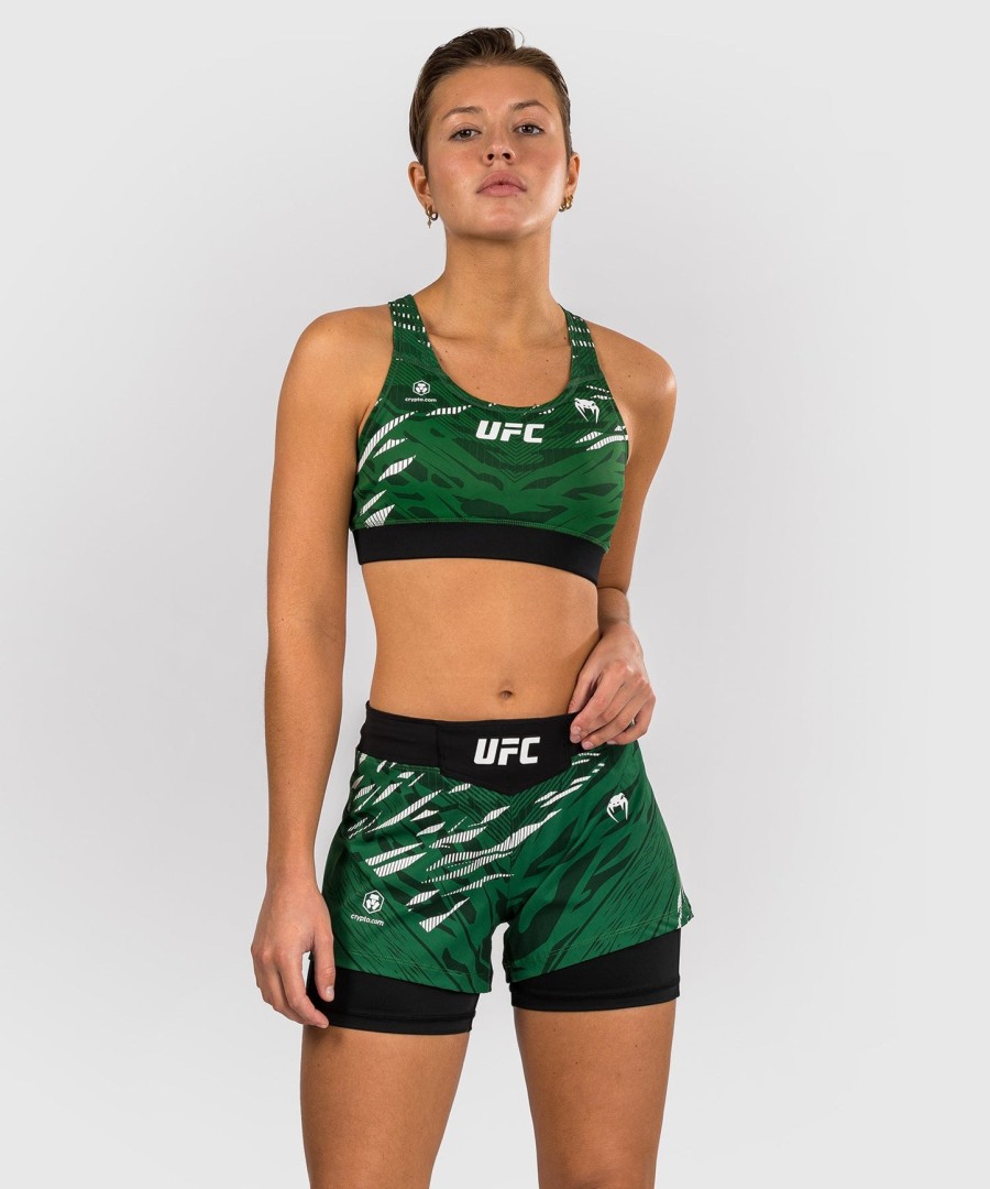 ufc fusion by venum authentic fight night women fight short - green