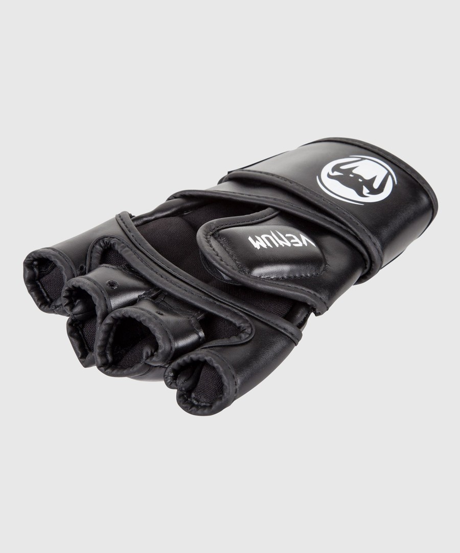 venum impact mma gloves - skintex leather - black