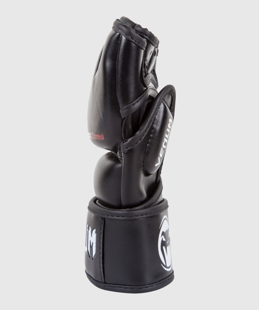 venum impact mma gloves - skintex leather - black