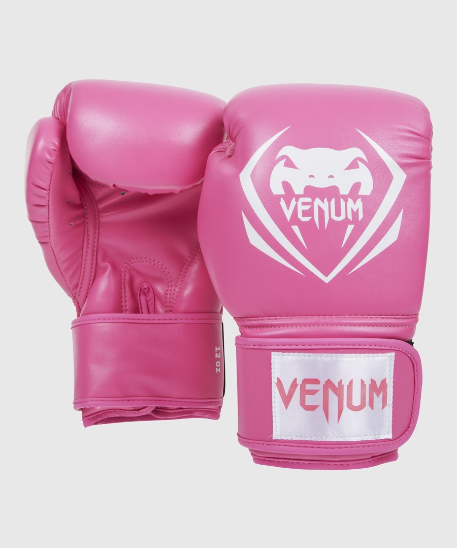 venum contender boxing gloves - pink