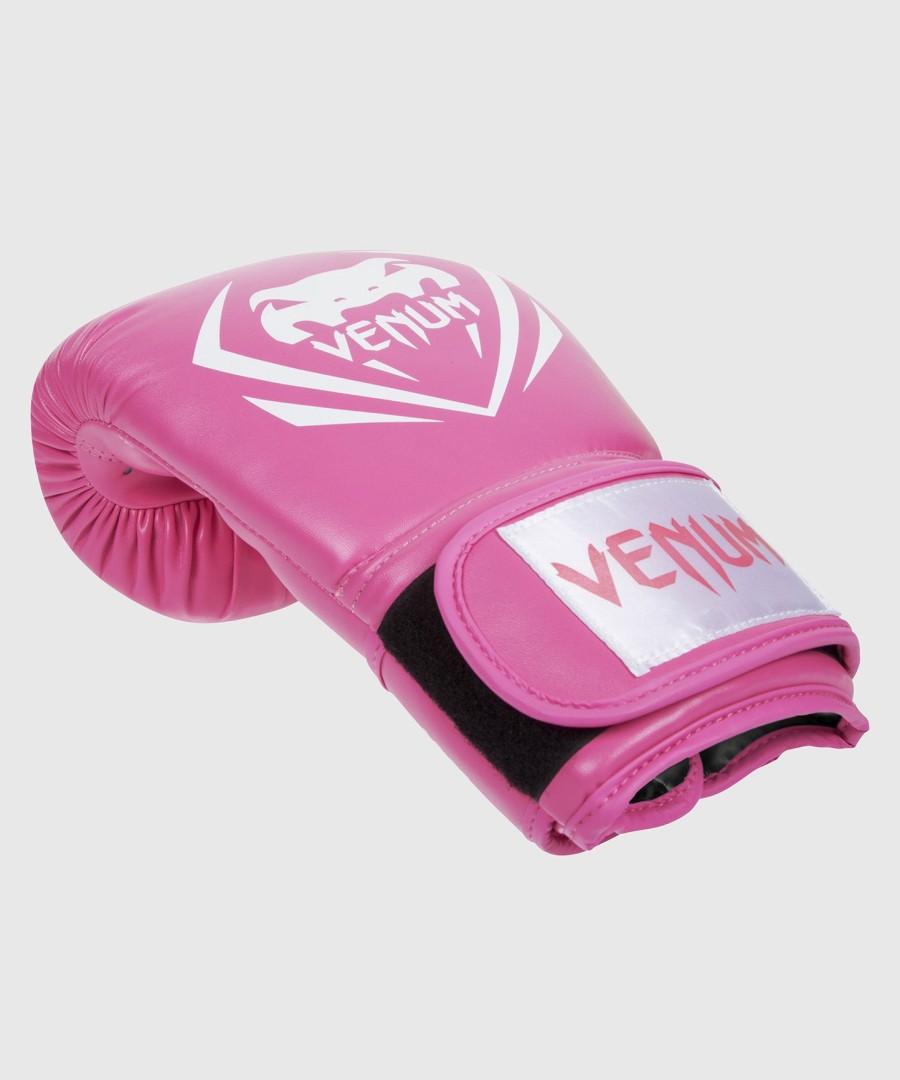 venum contender boxing gloves - pink