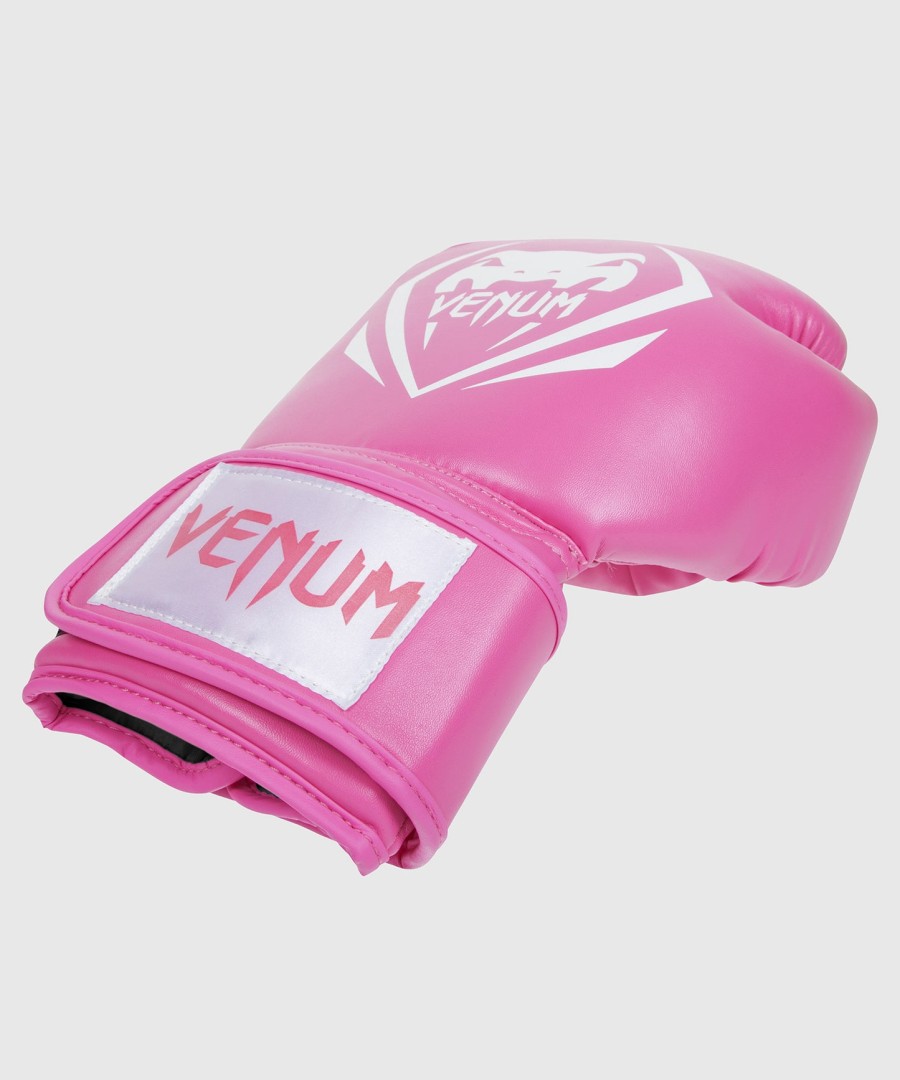 venum contender boxing gloves - pink