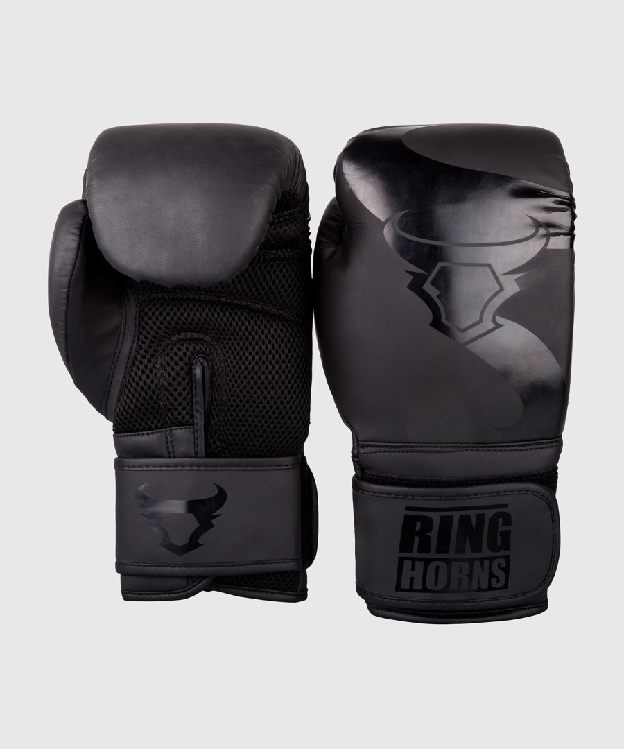 ringhorns charger boxing gloves - blackblack