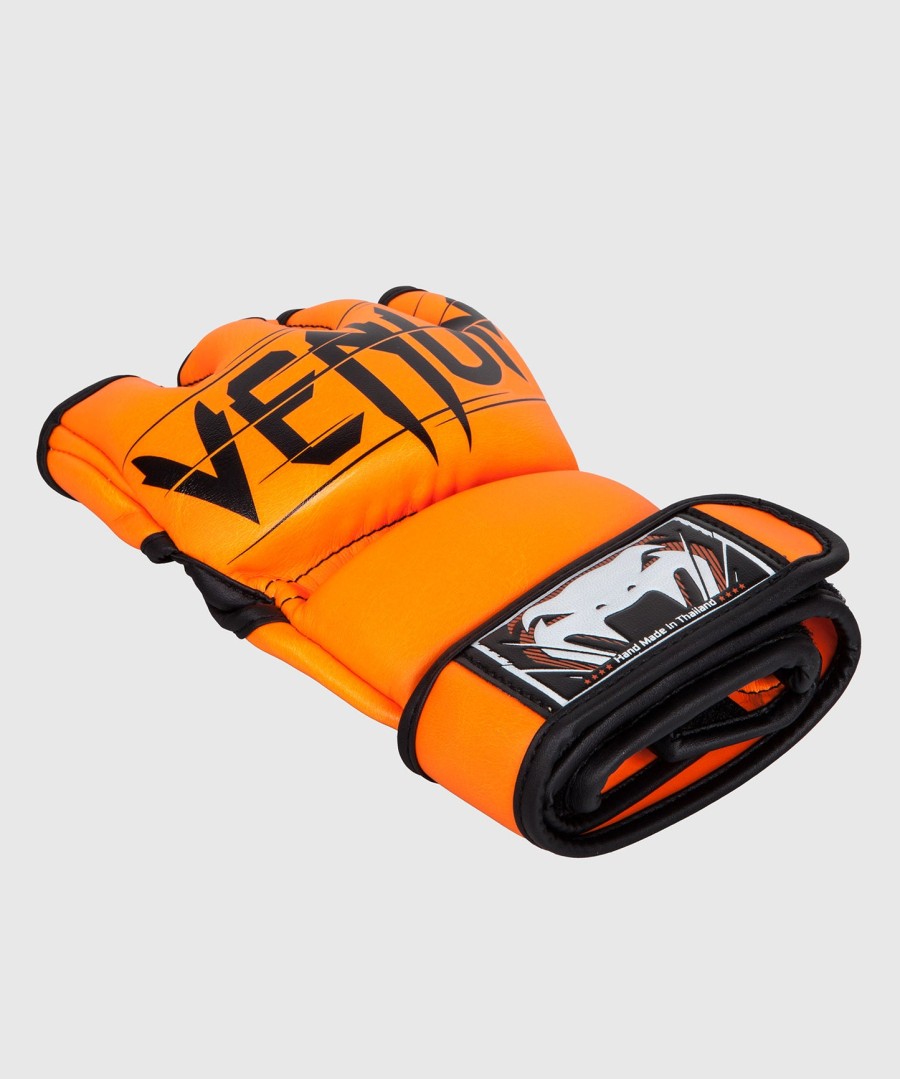 venum undisputed 2.0 mma gloves - skintex leather - neo orange