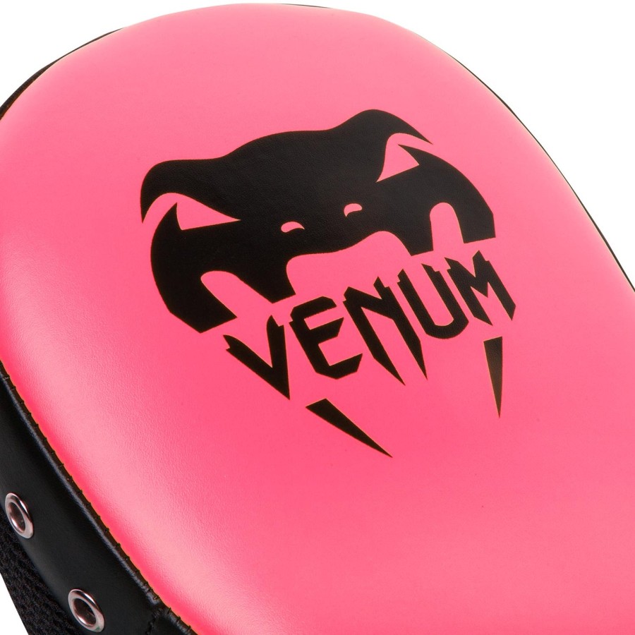 venum elite big focus mitts - neo pink