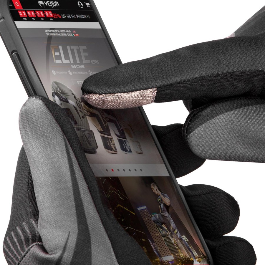 venum runner gloves - blackgrey