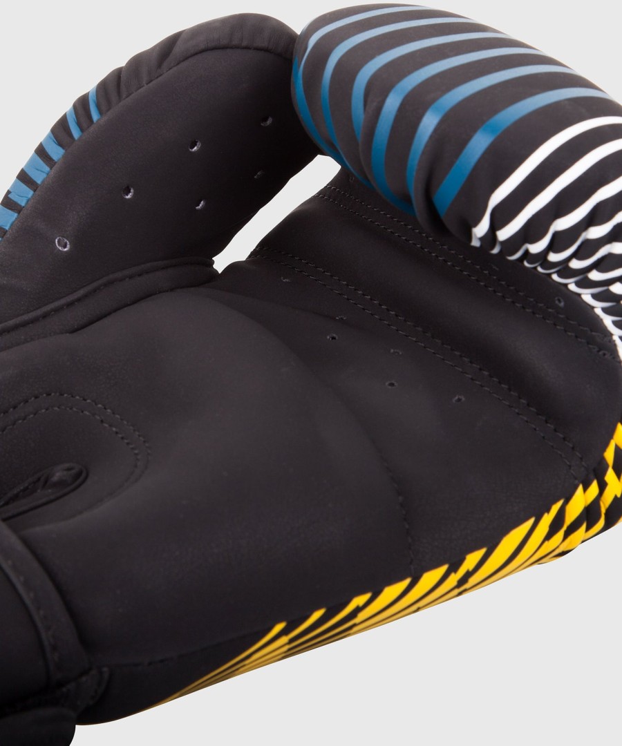 venum plasma boxing gloves - blackyellow