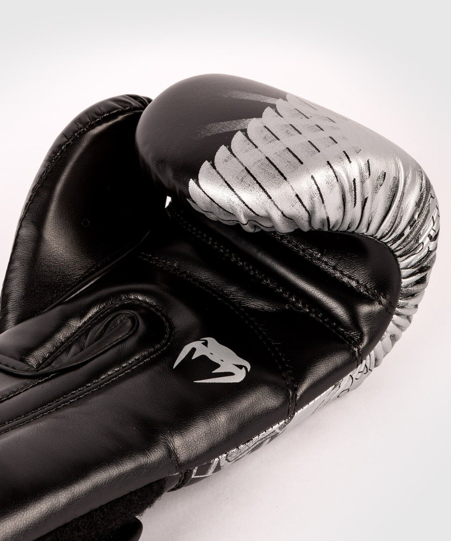 venum ykz21 boxing gloves - for kids - blackwhite