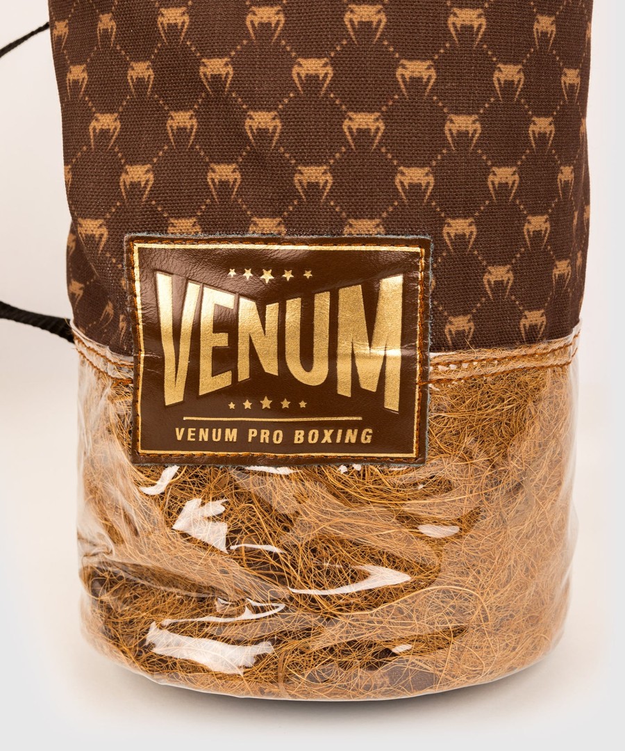 venum coco monogram pro lace up boxing gloves - grizzly brown
