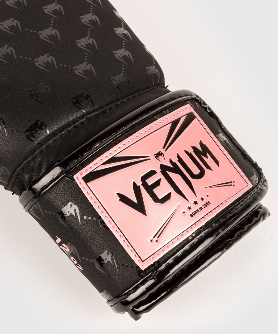 venum impact monogram boxing gloves - blackpink gold