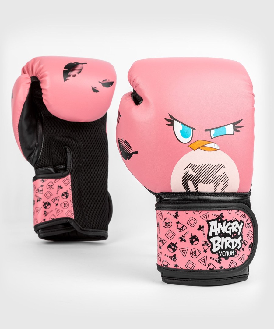 venum angry birds boxing gloves - for kids - pink