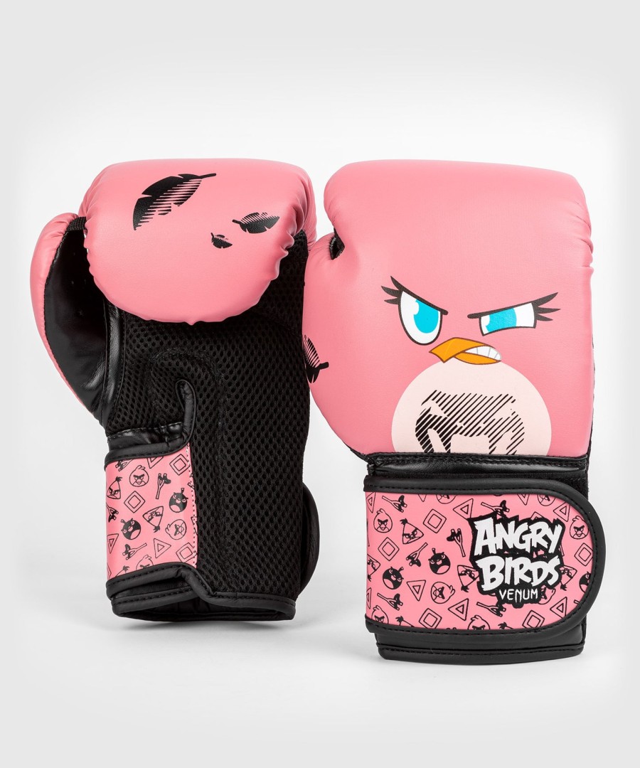 venum angry birds boxing gloves - for kids - pink