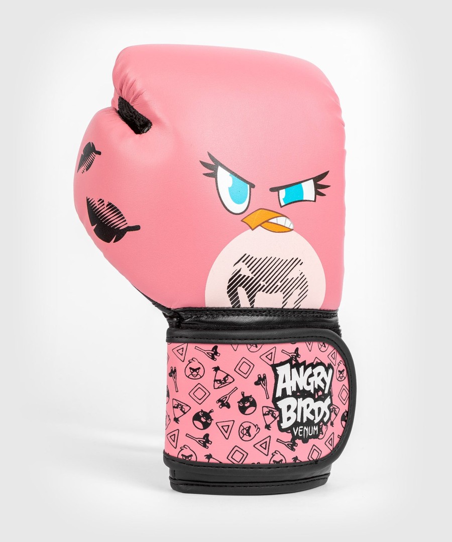 venum angry birds boxing gloves - for kids - pink