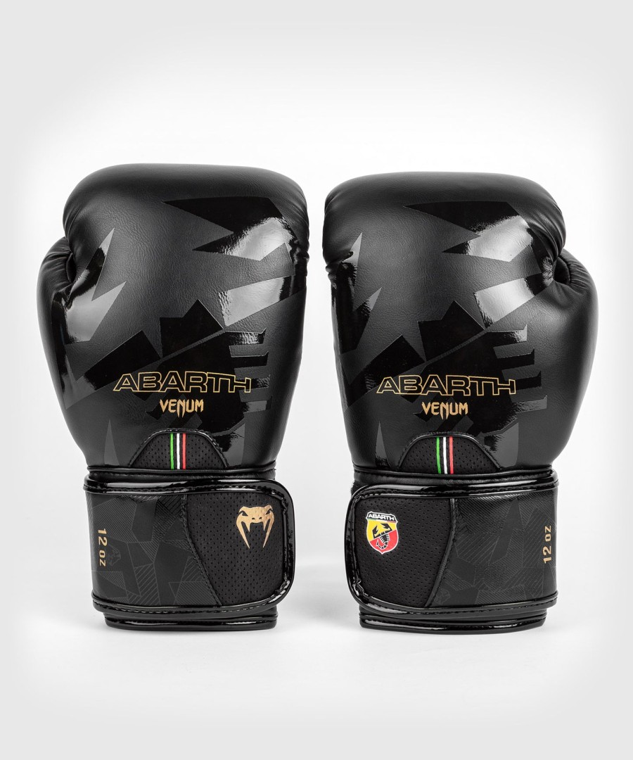 venum abarth 1 boxing gloves - blackgold