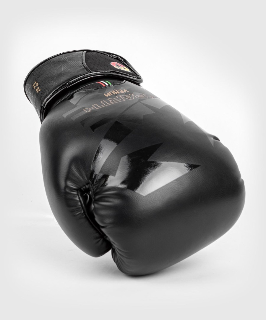 venum abarth 1 boxing gloves - blackgold