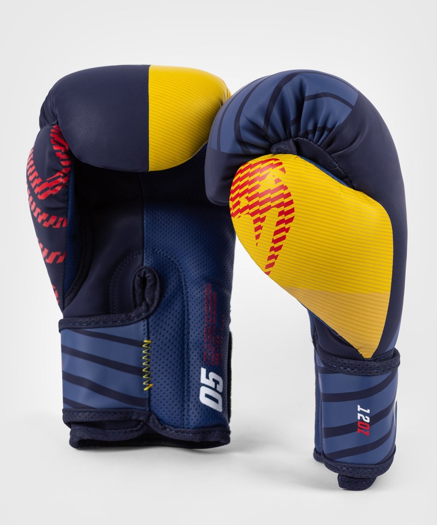 venum sport 05 boxing gloves - blueyellow