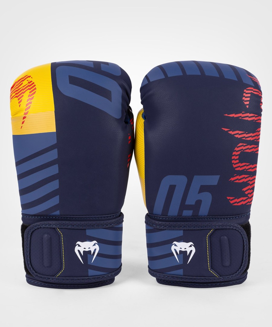venum sport 05 boxing gloves - blueyellow