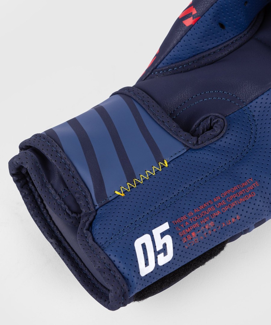venum sport 05 boxing gloves - blueyellow