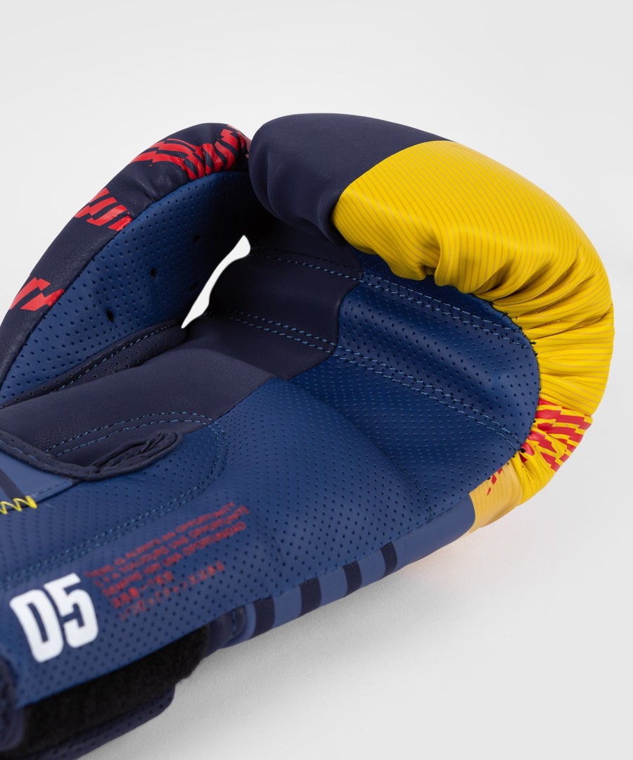venum sport 05 boxing gloves - blueyellow