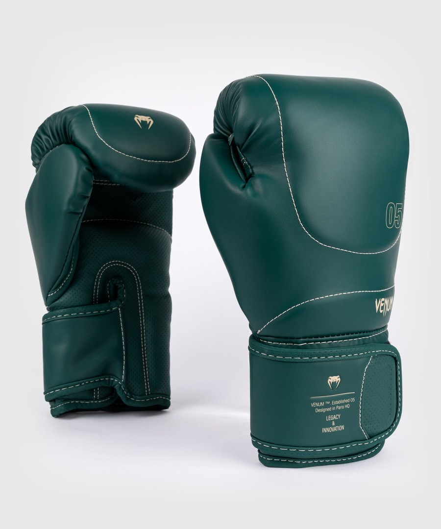 venum impact evo boxing gloves - emerald green