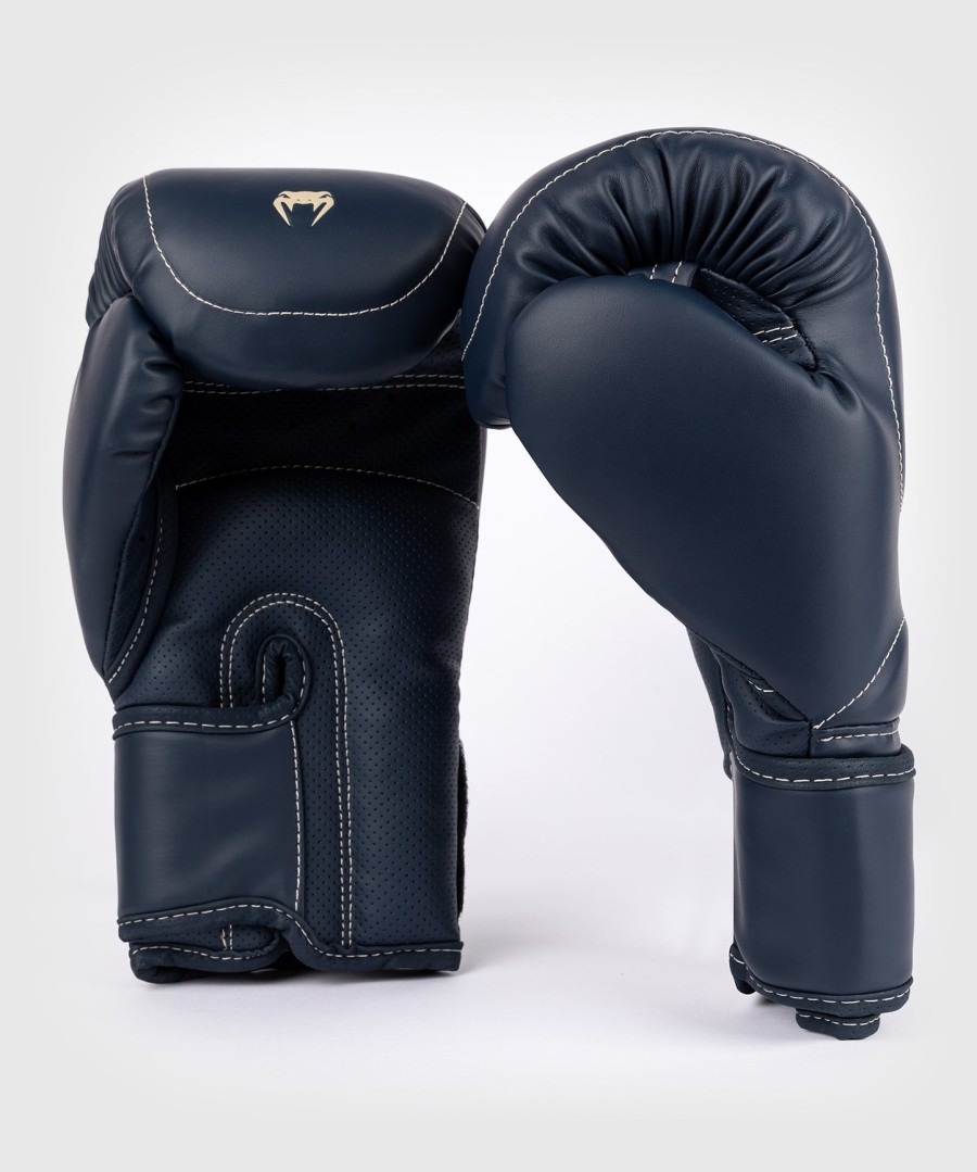 venum impact evo boxing gloves - icy blue