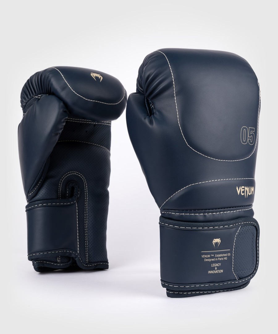venum impact evo boxing gloves - icy blue