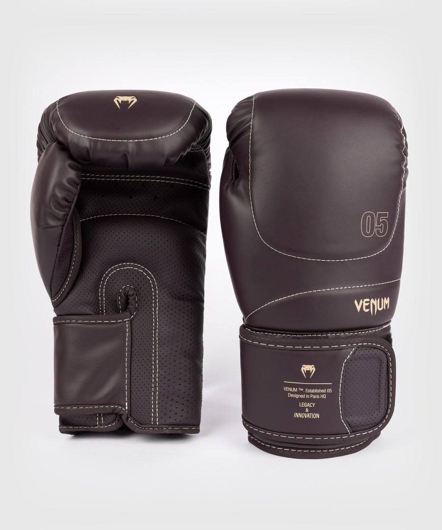 venum impact evo boxing gloves - chocolate