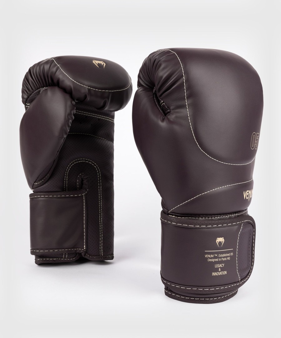 venum impact evo boxing gloves - chocolate