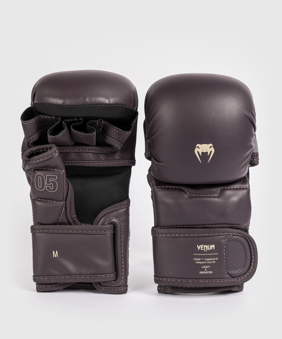 venum impact evo mma sparring gloves - chocolate