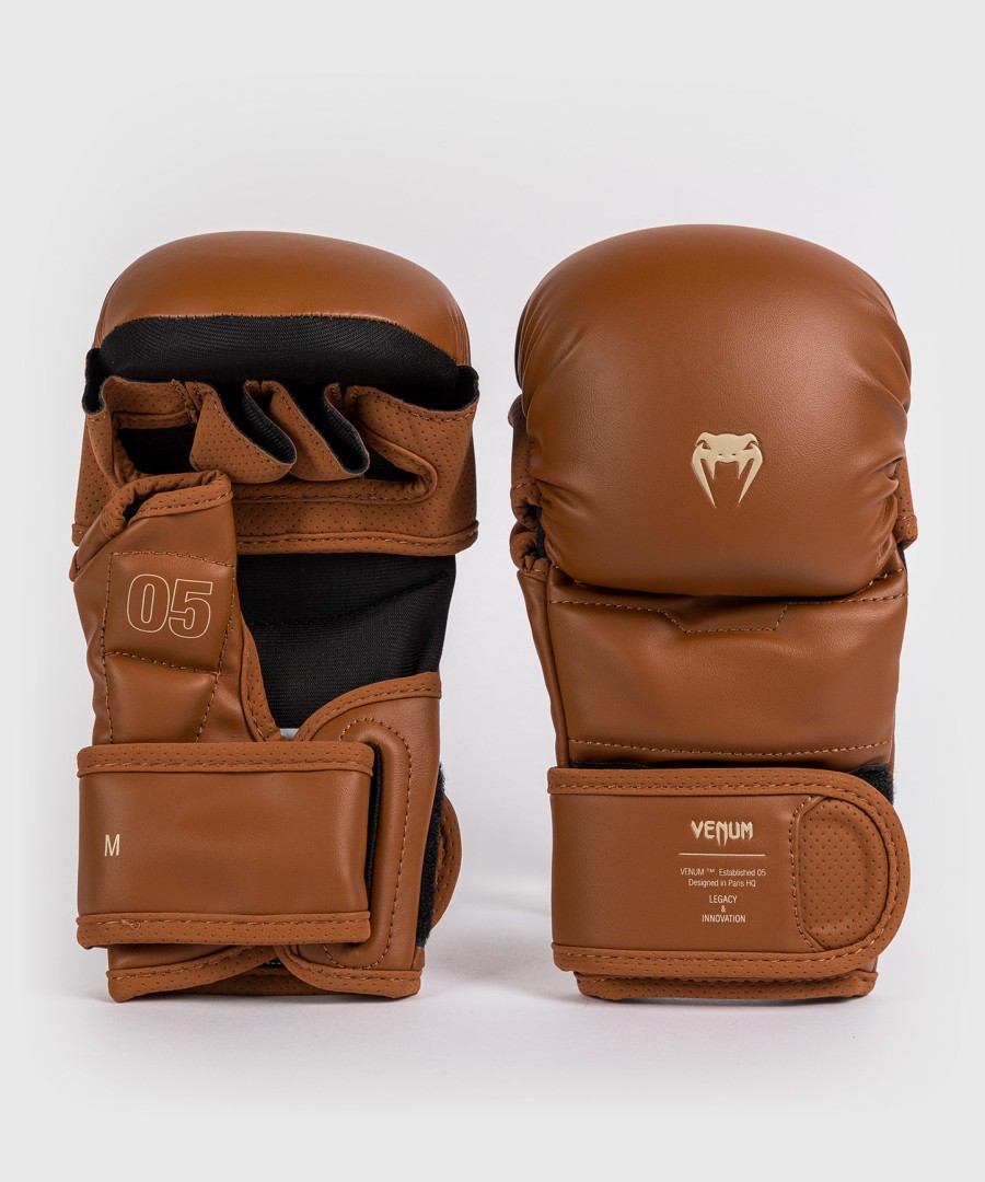 venum impact evo mma sparring gloves - havana