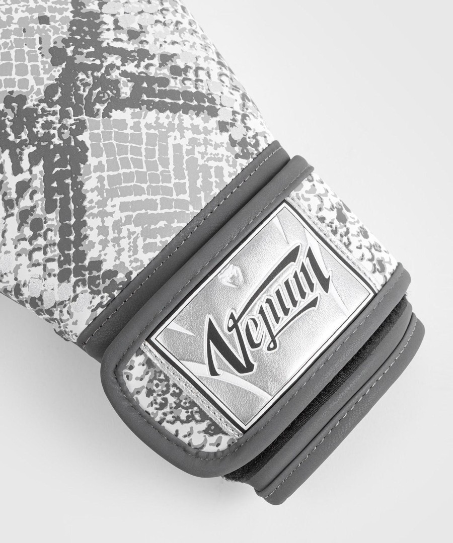 venum white snake boxing gloves for women - white