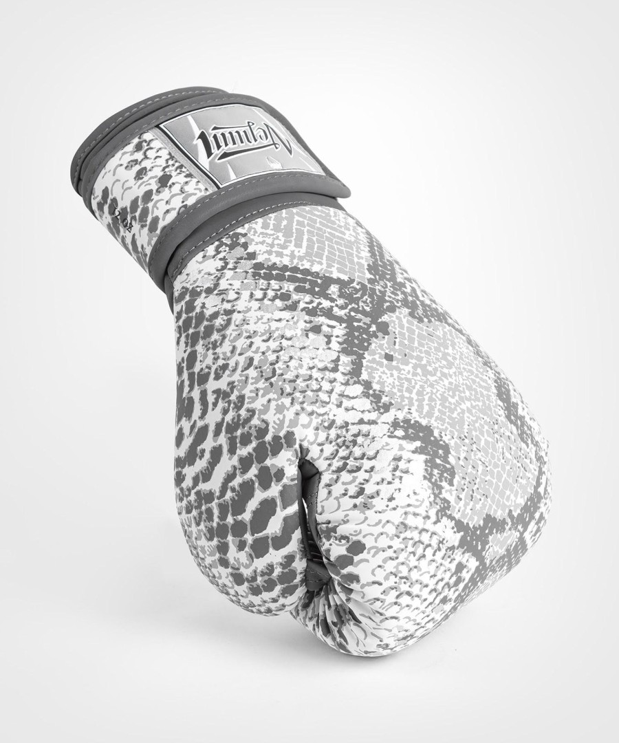 venum white snake boxing gloves for women - white