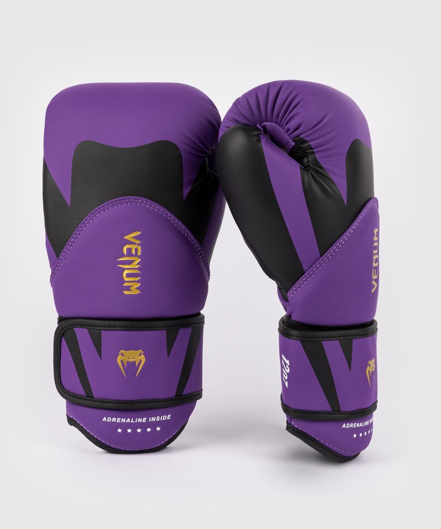 venum challenger 4.0 boxing gloves - dark purple