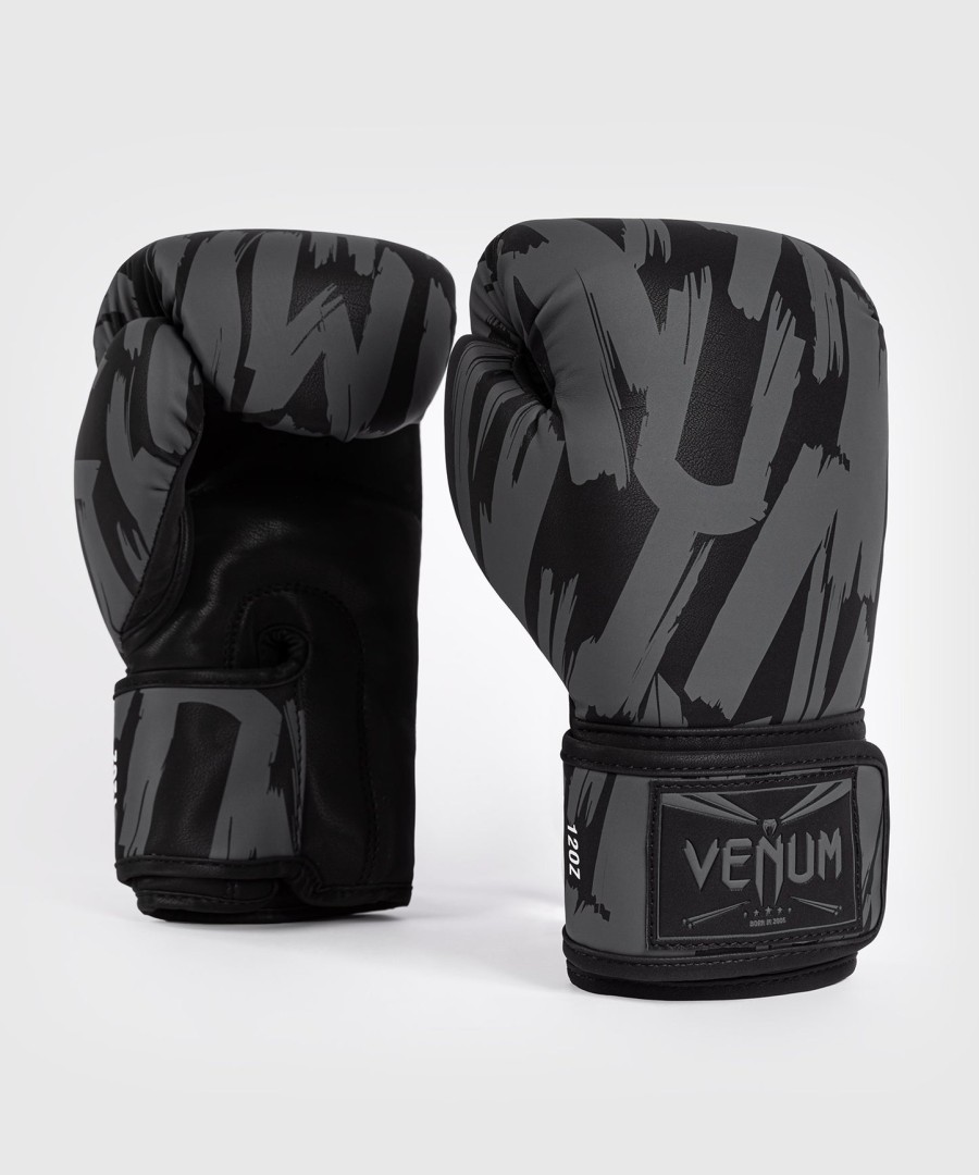 venum graffiti boxing gloves - urban charcoal