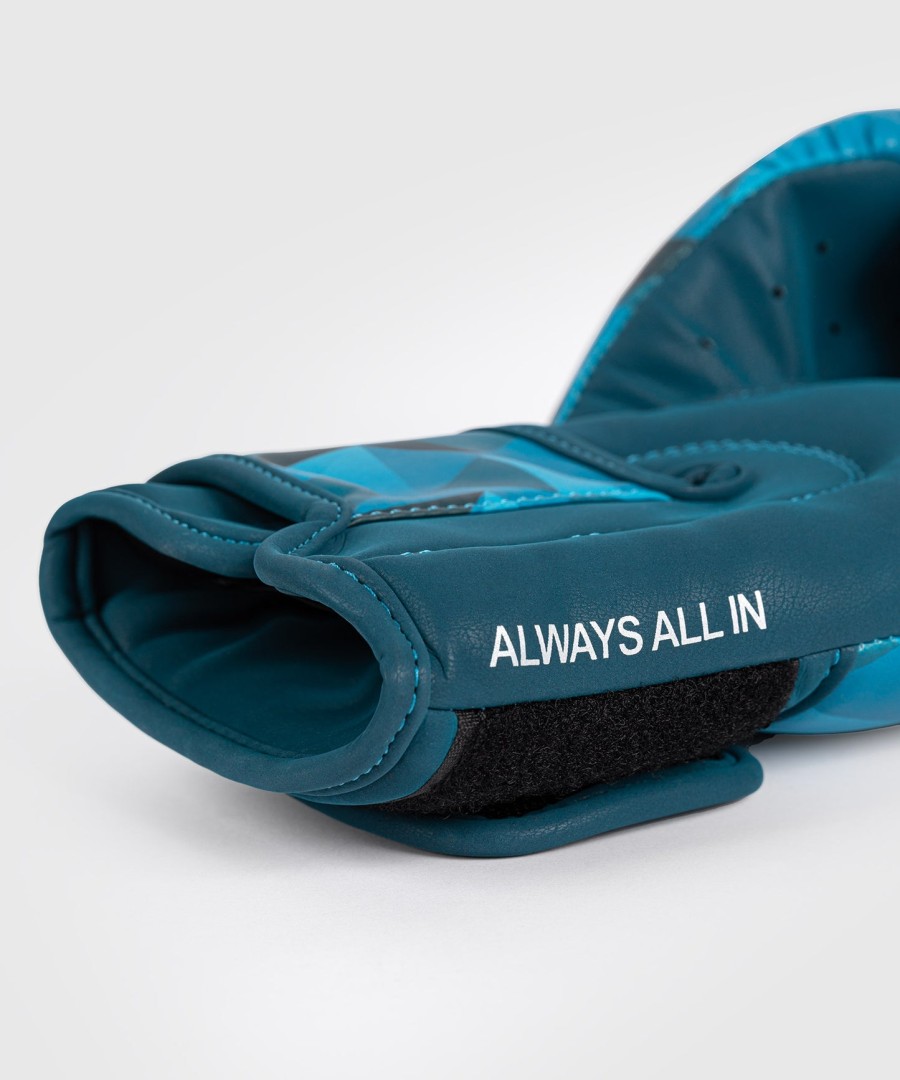 venum x demi boxing gloves - azur blue