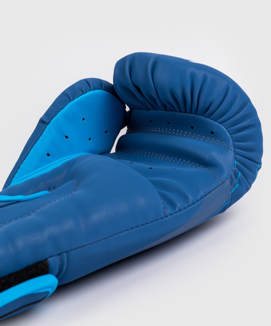 venum x top rank original impact boxing gloves - navy blue