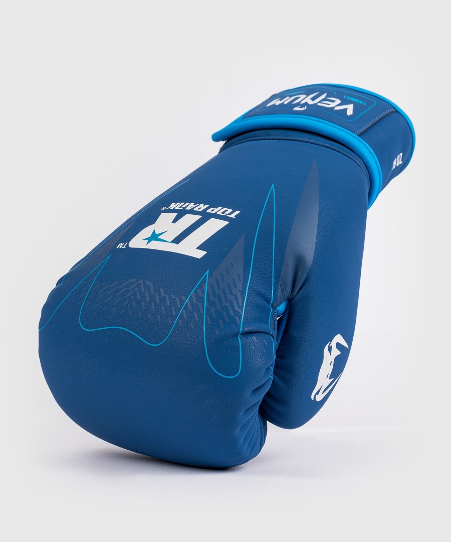 venum x top rank original impact boxing gloves - navy blue