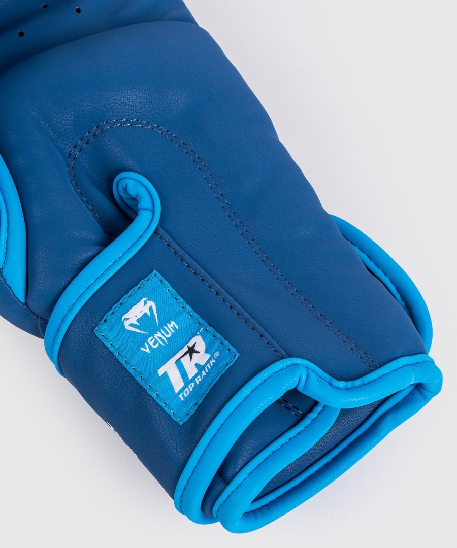 venum x top rank original impact boxing gloves - navy blue