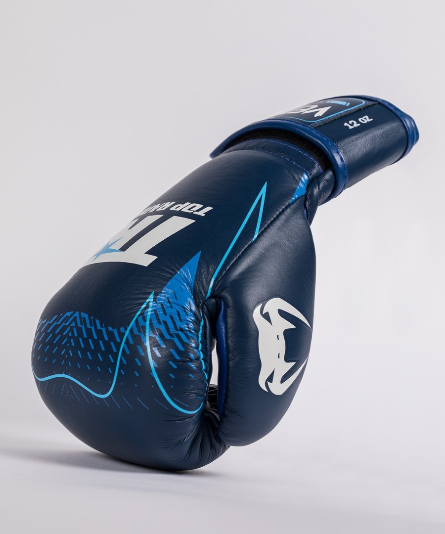 venum x top rank original hammer boxing gloves - navy blue
