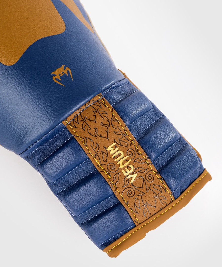 venum reverso boxing gloves - camel royal blue