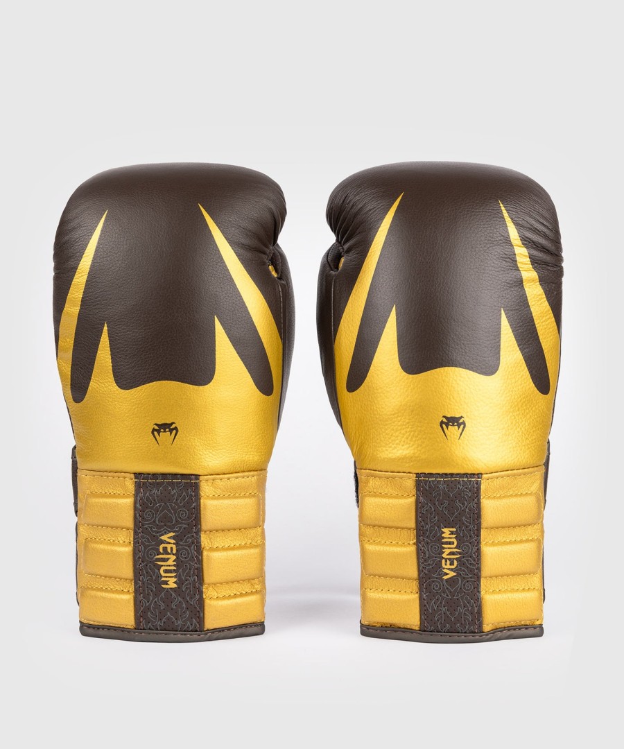 venum reverso boxing gloves - chocolate gold