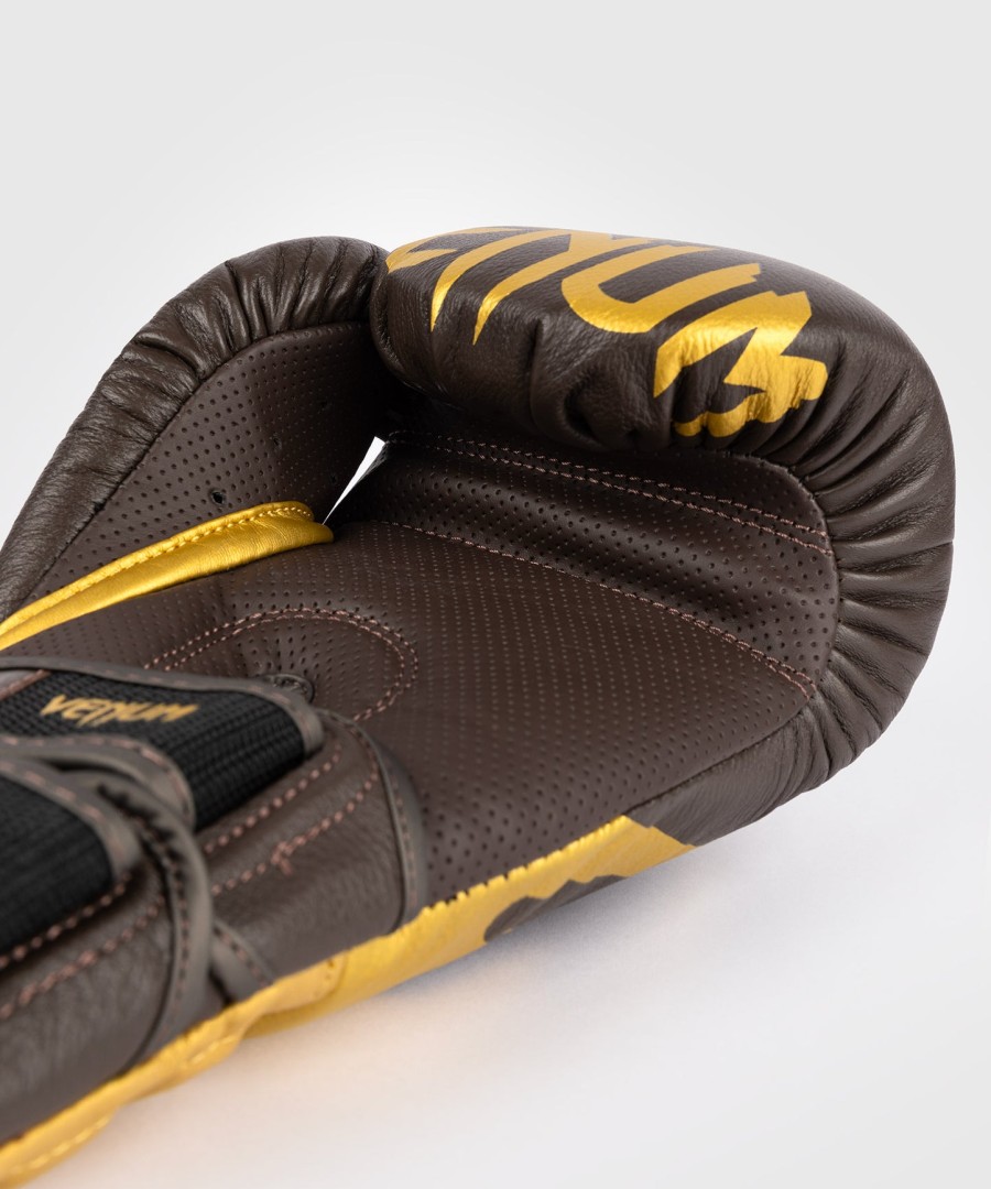 venum reverso boxing gloves - chocolate gold
