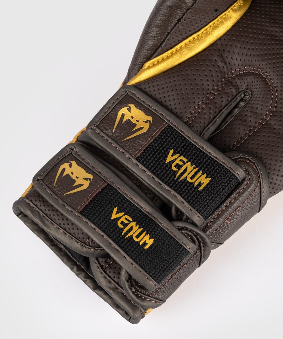 venum reverso boxing gloves - chocolate gold